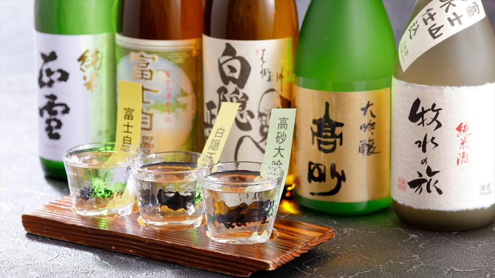 地酒飲み比べ