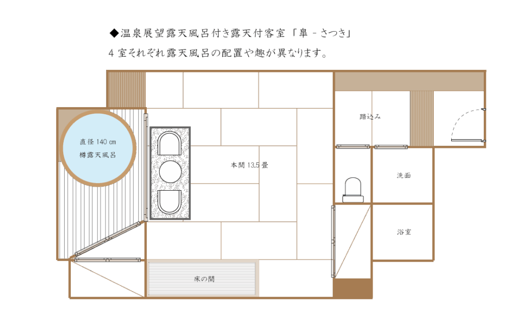 土肥ふじやホテル間取_皐